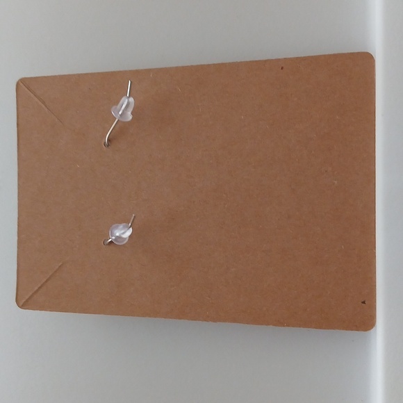 Fashion Jewelry Pink Plaid Teddy Bear Dangle Earrings - Picture 3 of 3